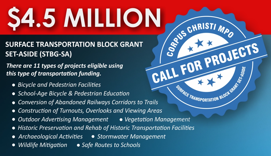 Link to the Surface Transportation Block Grant Set-Aside (STBG-SA) Call for Projects webpage